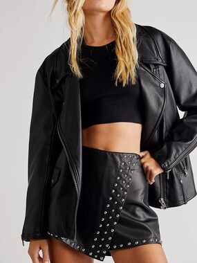 Emmy Mini Studded Skort Free People